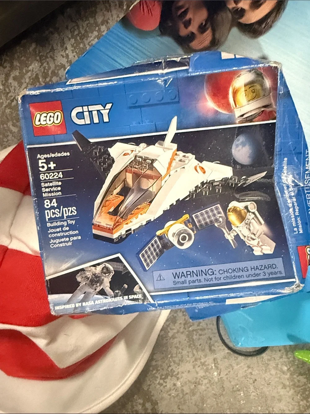 Lego City Space Shuttle and Satellite Set - White, Orange, Black